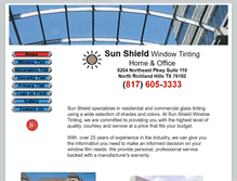 Tablet Screenshot of mysunshield.com